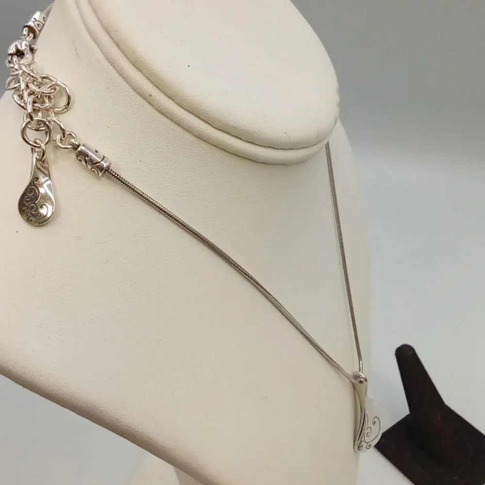 Brighton Twirl Silver Pendant Necklace 2403 - Picture 7 of 7